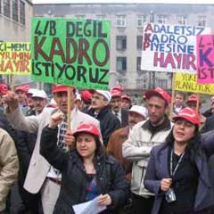 Sendikalı işçi sayısı 3 milyon