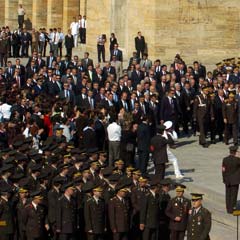 Anıtkabir'de devlet töreni