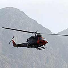 Askeri helikopter zorunlu iniş yaptı