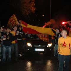 Galatasaray taraftarını çoşturdu