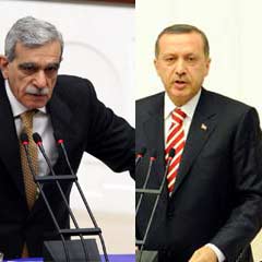 Başbakan'la Ahmet Türk tokalaştı mı?