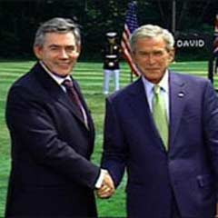 Bush ve Brown nükleer görüştü
