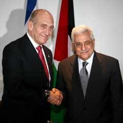 Olmert ve Abbas yeniden birarada