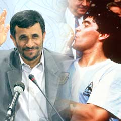 Ahmedinejad'dan Maradona'ya mektup