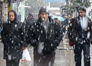 Taksim’de Kar Keyfi