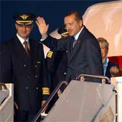 Erdoğan Arnavutluk'a gitti