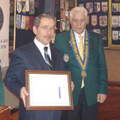 Şener'e Rotaryen ödülü