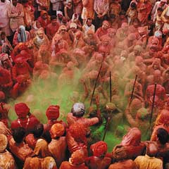 Hindistan'da 'Holi' bayramı