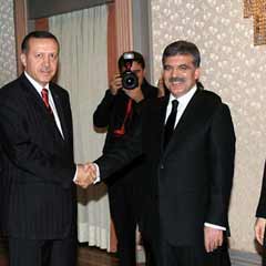 Gül, Erdoğan'ı kabul etti