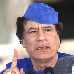 Kaddafi Hıristiyan Uganda'da
