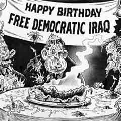 Mutlu yıllar özgür demokratik Irak