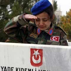 Şehitlerimizi böyle andık