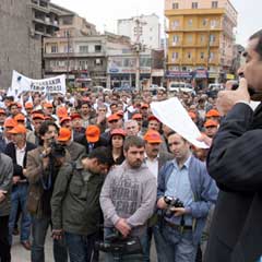 İş bırakma eylemi başladı