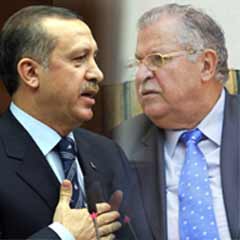 Erdoğan, Celal Talabani ile görüştü