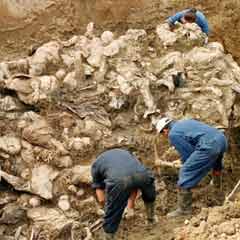 Irak'ta toplu mezar bulundu