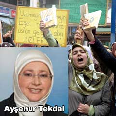 'Haydi kızlar başörtüsüz okula!'