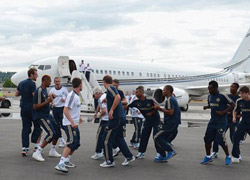 Chelsea'den havalimanında antrenman!