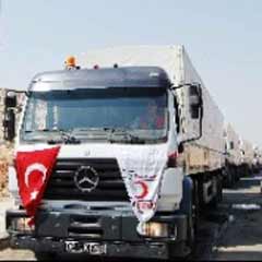 Türkiye'den Gazze'ye yardım