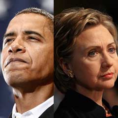 Obama-Clinton başabaş