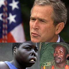 Oğluna ‘George Bush’ ismini verdi