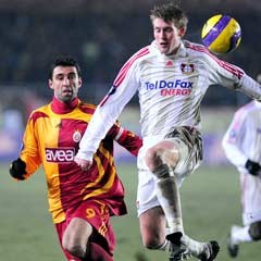 Galatasaray UEFA kupasına veda etti.