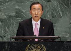 Ban Ki Moon törenle karşılanmayacak