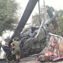 Venezuela'da helikopter düştü: 5 ölü