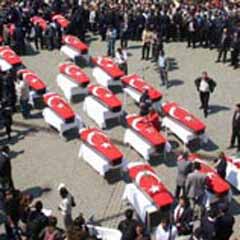 9 Türk'ün cenazeleri Gaziantep'e getirildi