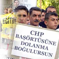 Eğitimciler başörtüsü yasağına karşı
