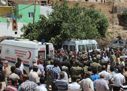 Mardin şehidini uğurladı