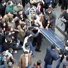Hrant Dink törenlerinde taşkınlık