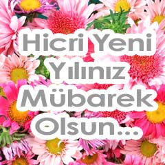 Hicri yeni yılınız mübarek olsun