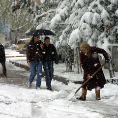 Orta Asya da kışa teslim