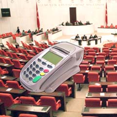 POS cihazlı bürokrat