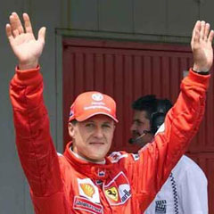 Schumi, taksi şoförü olunca