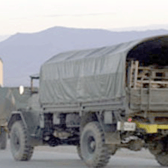 Askeri Araç Devrildi