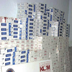 1 milyon YTL'lik sigara operasyonu