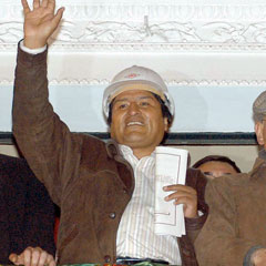 Morales'ten 180bin Hektar
