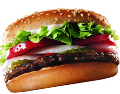 Hamburgerden At Eti Çıktı