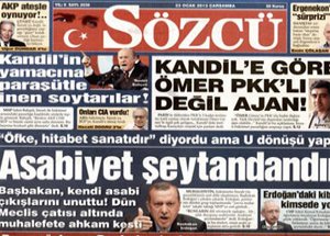Sözcü Bu Kez Kendi Manşetinde Boğuldu