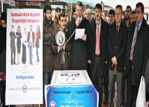 Özgürlüğe İmza Çığ Gibi