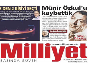 Milliyet'in Münir Özkul haberi ortalığı karıştırdı!