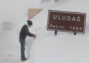 Uludağ'a kar müjdesi