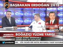 Erdoğan Kanal 24 canlı yayınına bağlandı