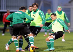 Bursaspor'da Neşeli Antrenman