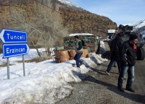 Tunceli-Erzincan Karayolu, Operasyon Nedeniyle Kapandı