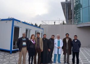 Suriyeli Hastaların Yakınlarına Konteyner Desteği