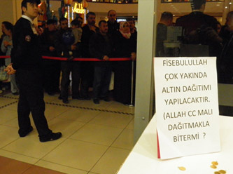 Bedava altın dağıtmak istedi fakat...