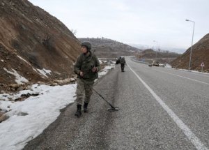 Tunceli'de şüpheli paketten mermi çıktı