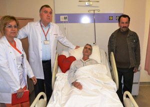 Kalbe aynı anda beş ameliyat yapıldı